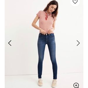 Madewell 10” high rise skinny Sz 25